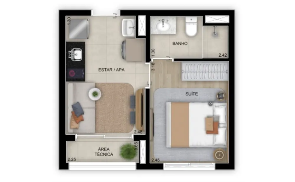 Apartamento, 3 quartos, 68 m² - Foto 30