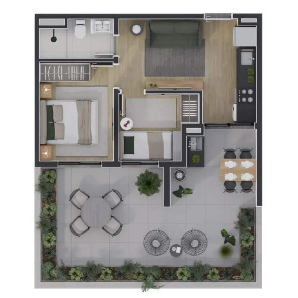 Apartamento, 1 quarto, 30 m² - Foto 19