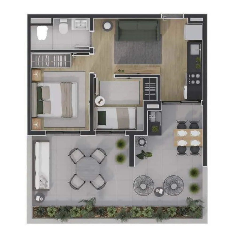 Apartamento, 1 quarto, 30 m² - Foto 16