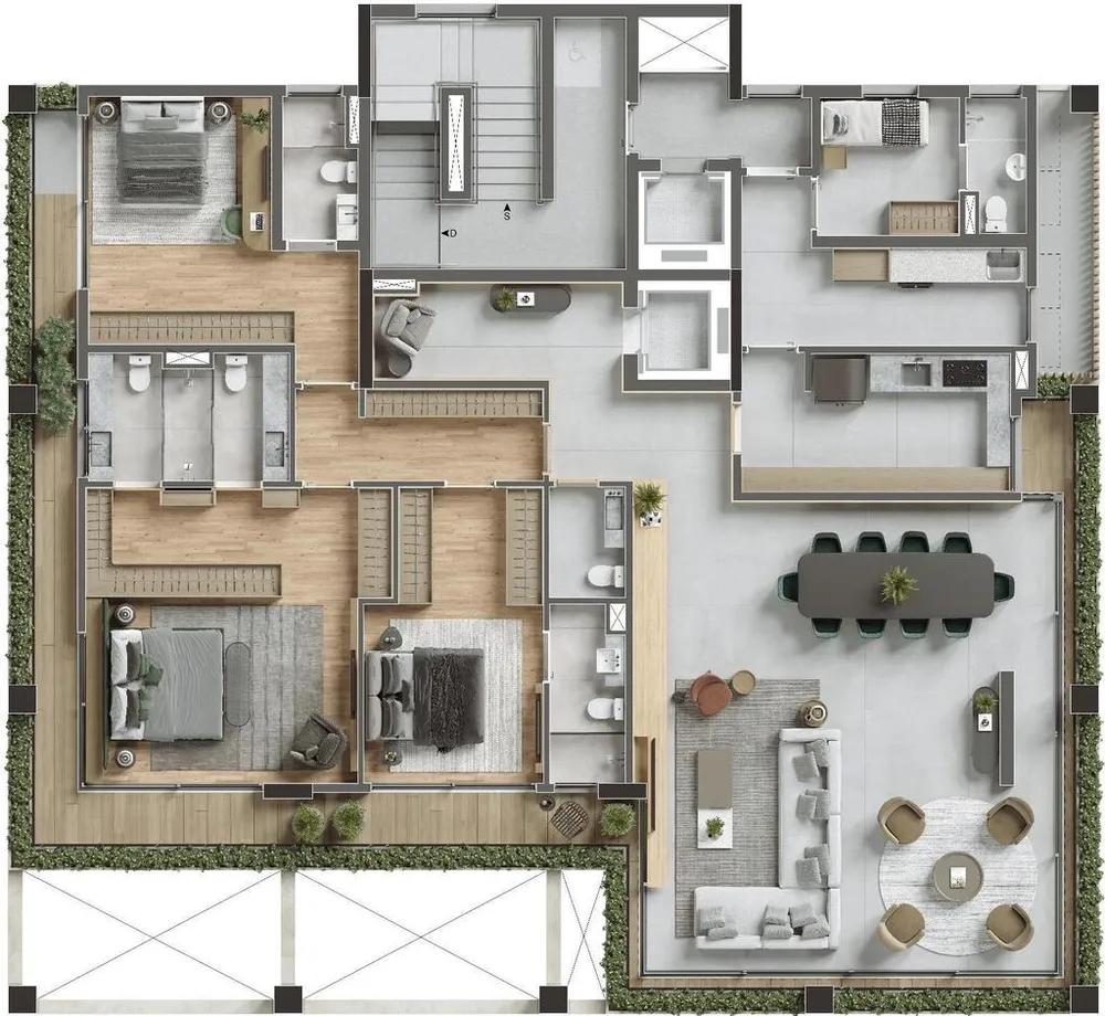 Apartamento, 3 quartos, 255 m² - Foto 7