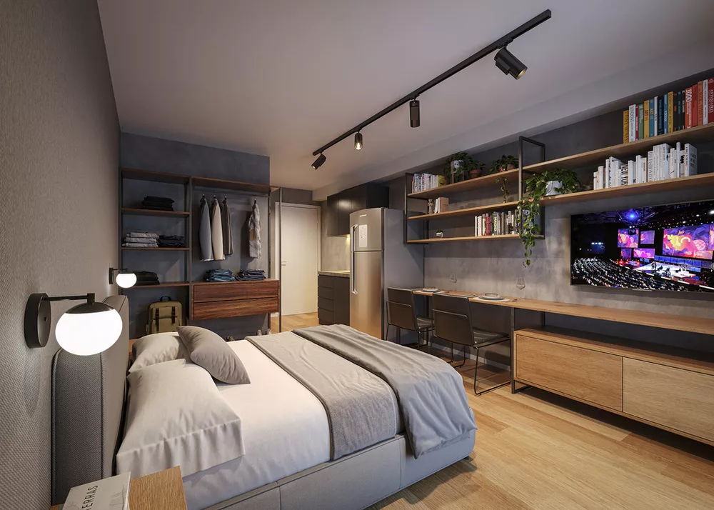 Apartamento, 1 quarto, 24 m² - Foto 1