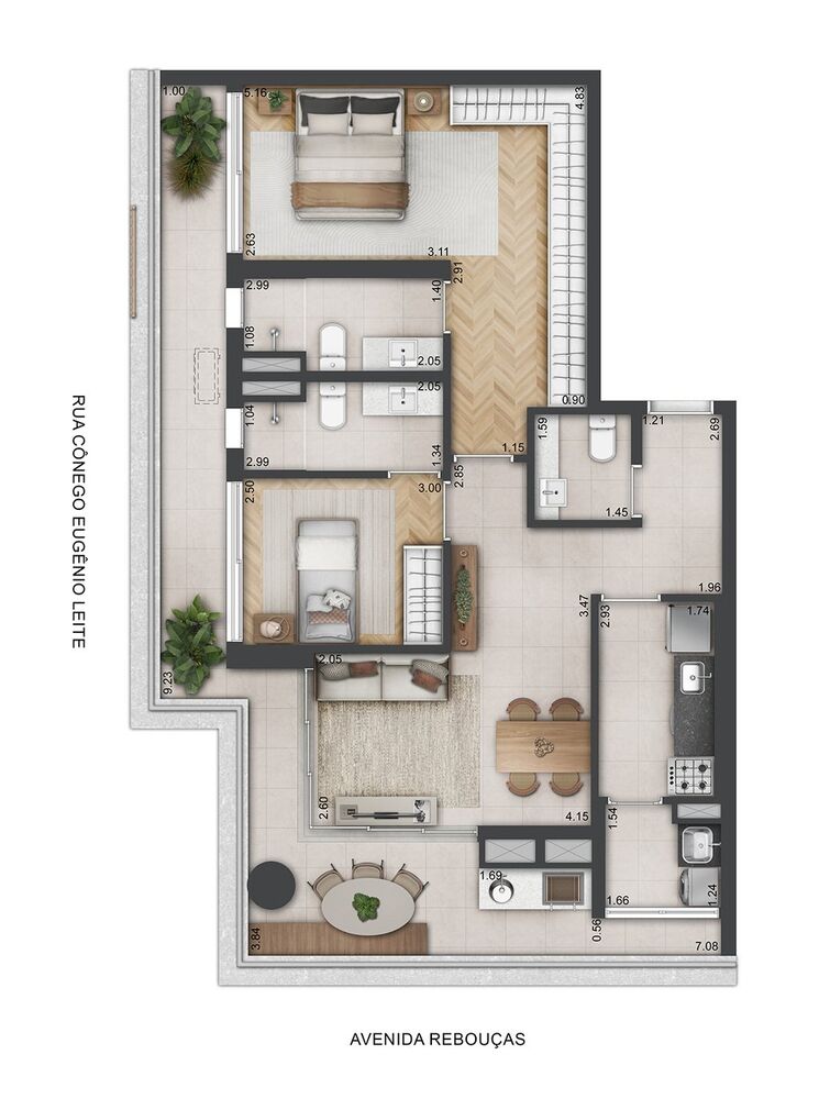 Apartamento, 3 quartos, 174 m² - Foto 12