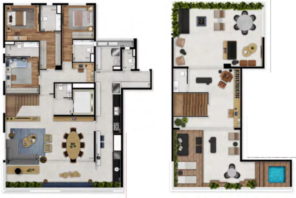Apartamento, 3 quartos, 184 m² - Foto 2