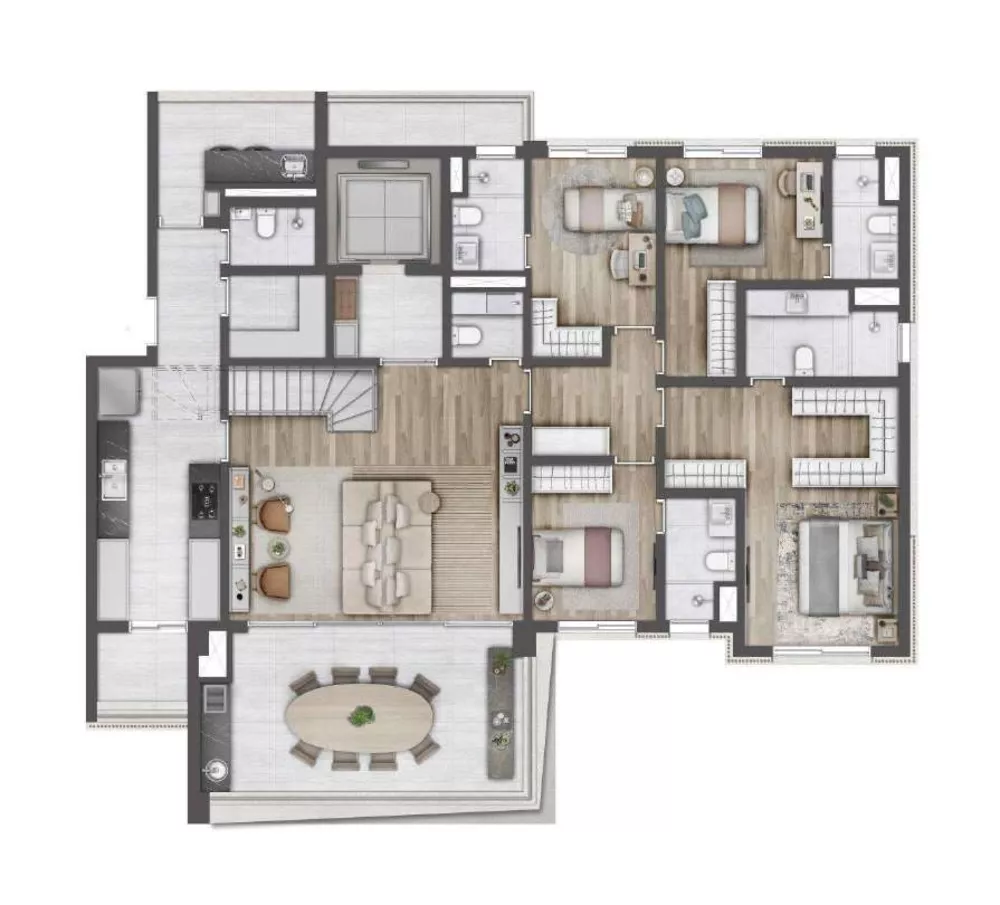 Apartamento, 3 quartos, 288 m² - Foto 13