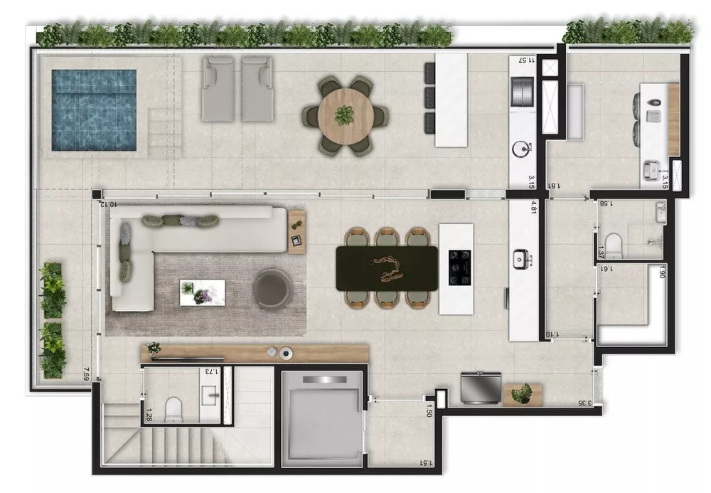 Apartamento, 3 quartos, 167 m² - Foto 7