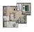 Apartamento, 2 quartos, 44 m² - Foto 3