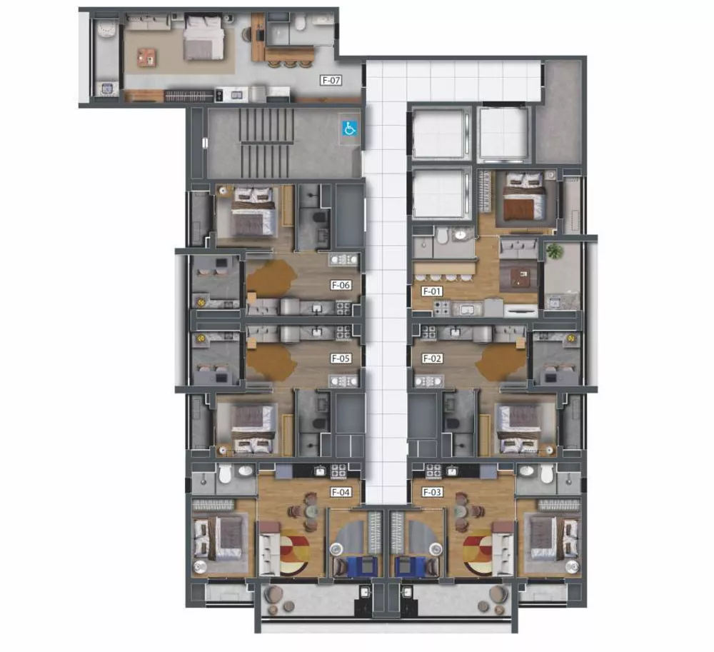 Apartamento, 2 quartos, 40 m² - Foto 3