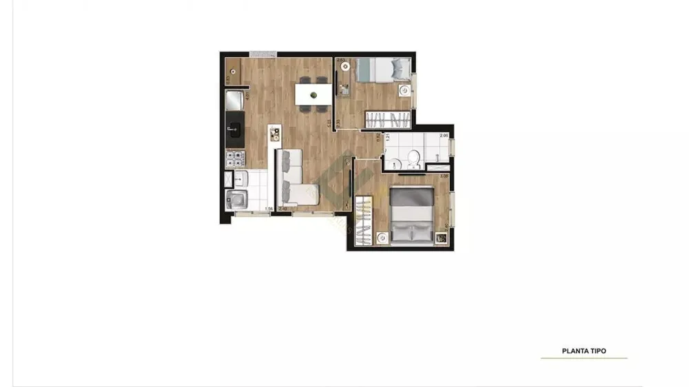 Apartamento, 2 quartos, 41 m² - Foto 7