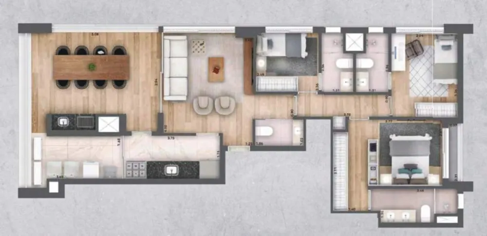 Apartamento, 3 quartos, 119 m² - Foto 12