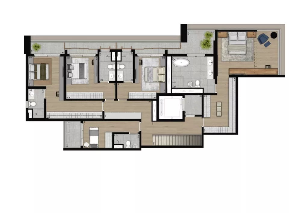 Apartamento, 4 quartos, 206 m² - Foto 13
