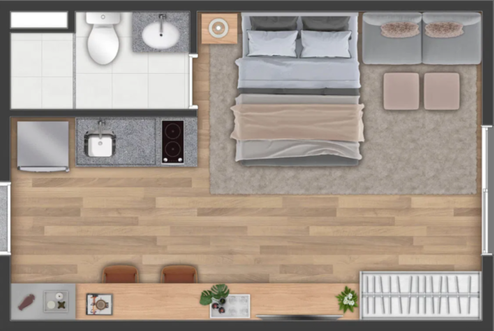 Apartamento, 1 quarto, 30 m² - Foto 9