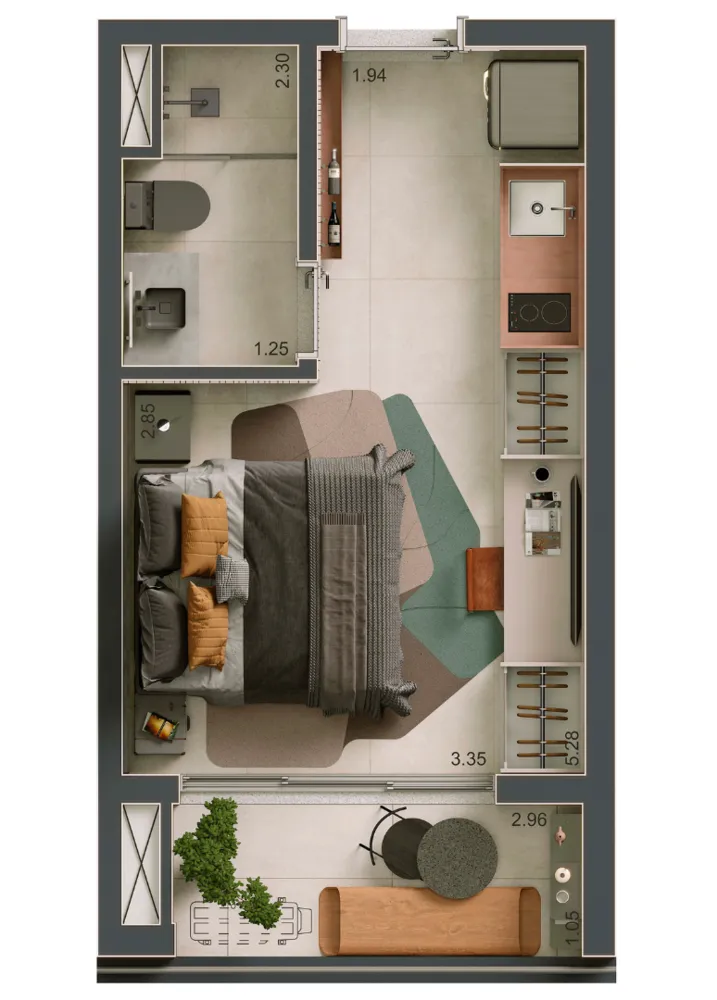 Apartamento, 1 quarto, 24 m² - Foto 26