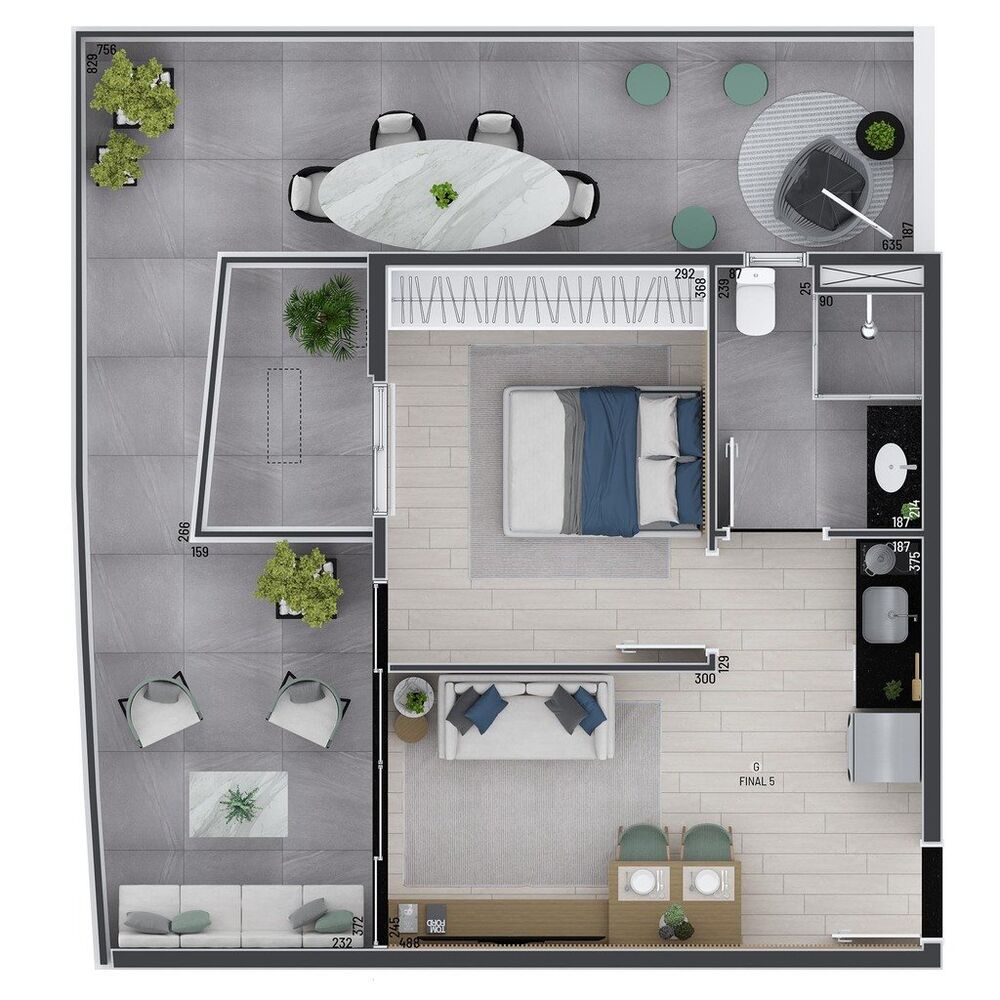 Apartamento, 1 quarto, 43 m² - Foto 6