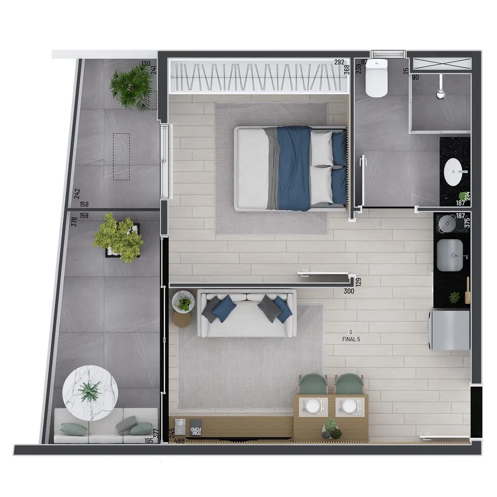 Apartamento, 1 quarto, 43 m² - Foto 23