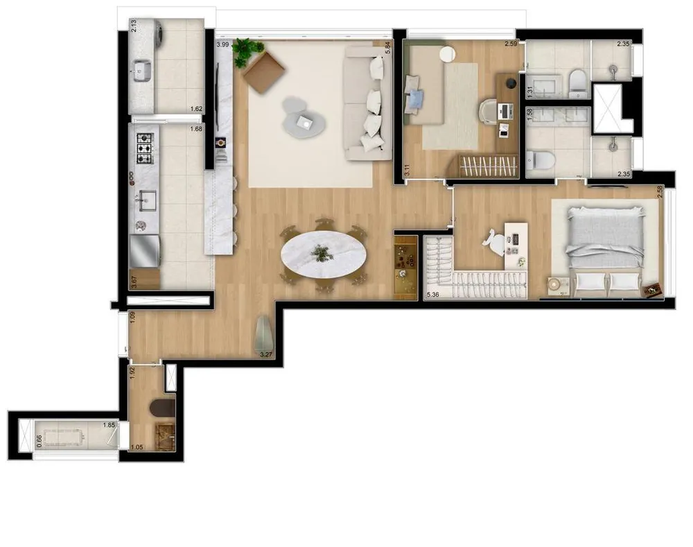 Apartamento, 2 quartos, 81 m² - Foto 30