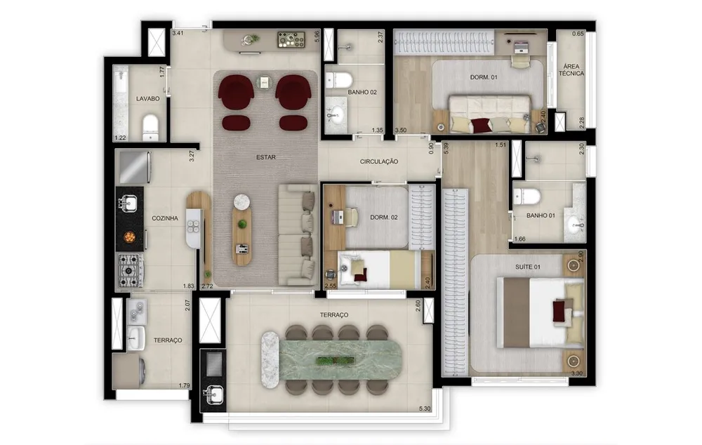 Apartamento, 4 quartos, 184 m² - Foto 10