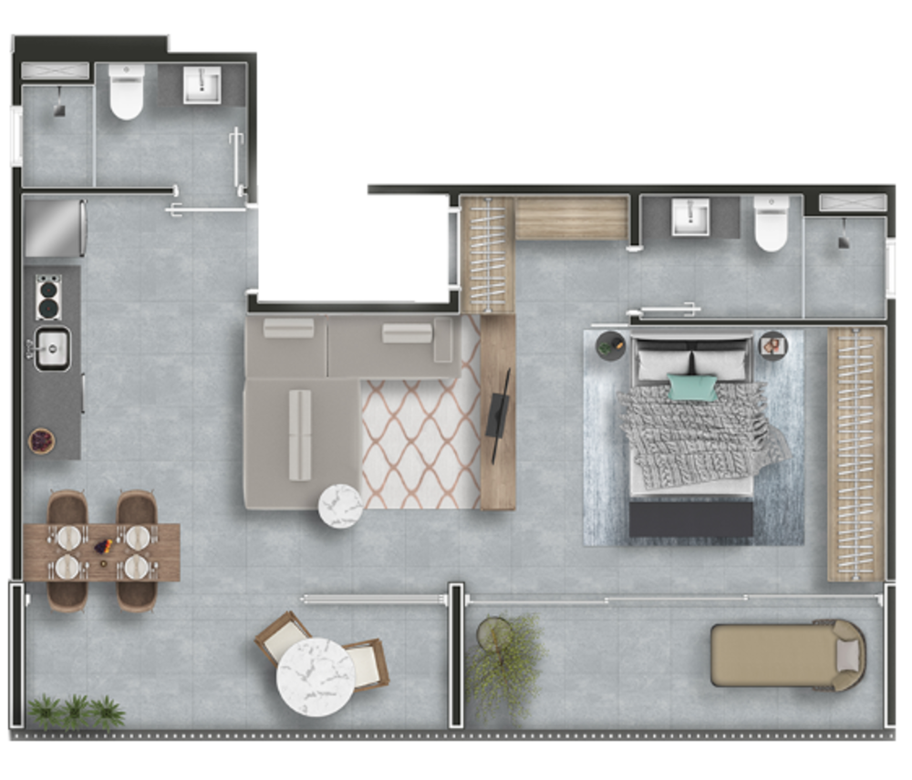 Apartamento, 1 quarto, 31 m² - Foto 10