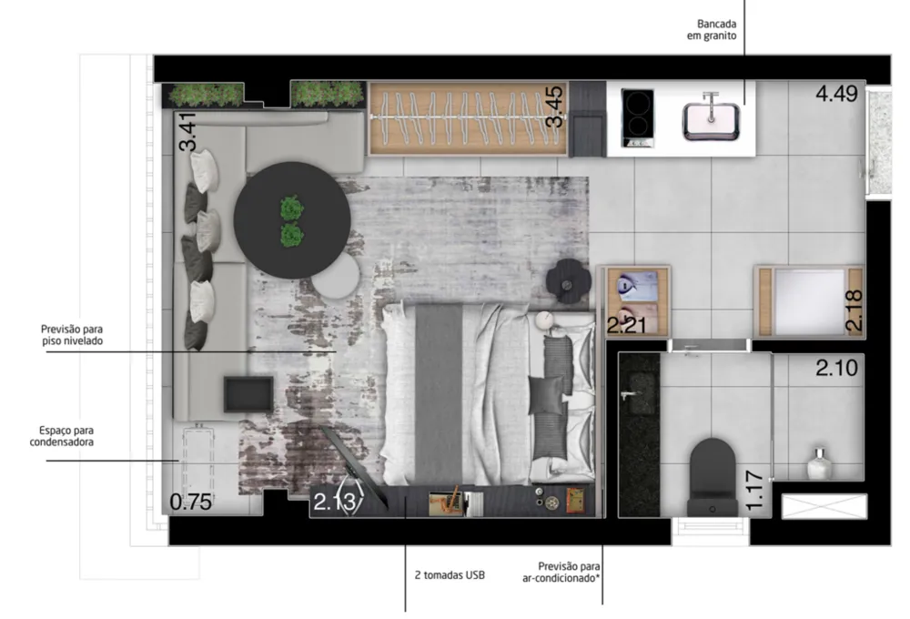 Apartamento, 1 quarto, 82 m² - Foto 20
