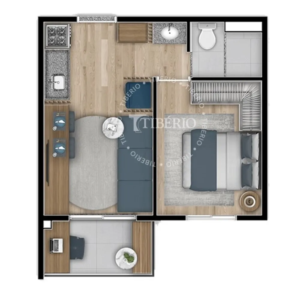 Apartamento, 1 quarto, 39 m² - Foto 15