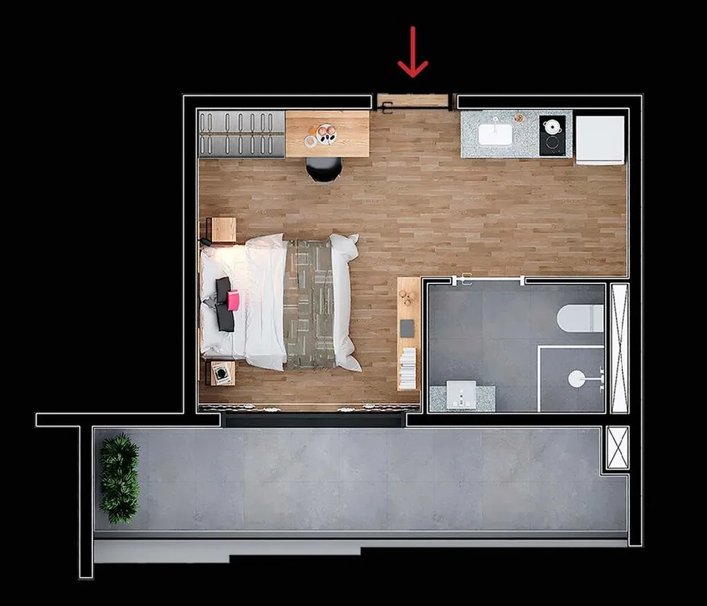 Apartamento, 1 quarto, 39 m² - Foto 15