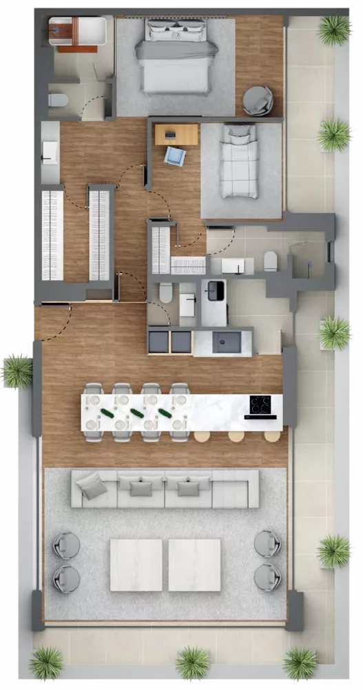 Apartamento, 2 quartos, 172 m² - Foto 12