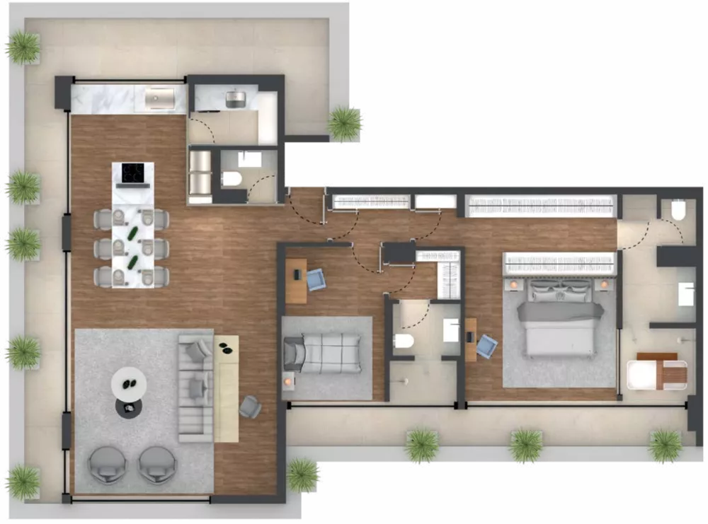 Apartamento, 2 quartos, 172 m² - Foto 6