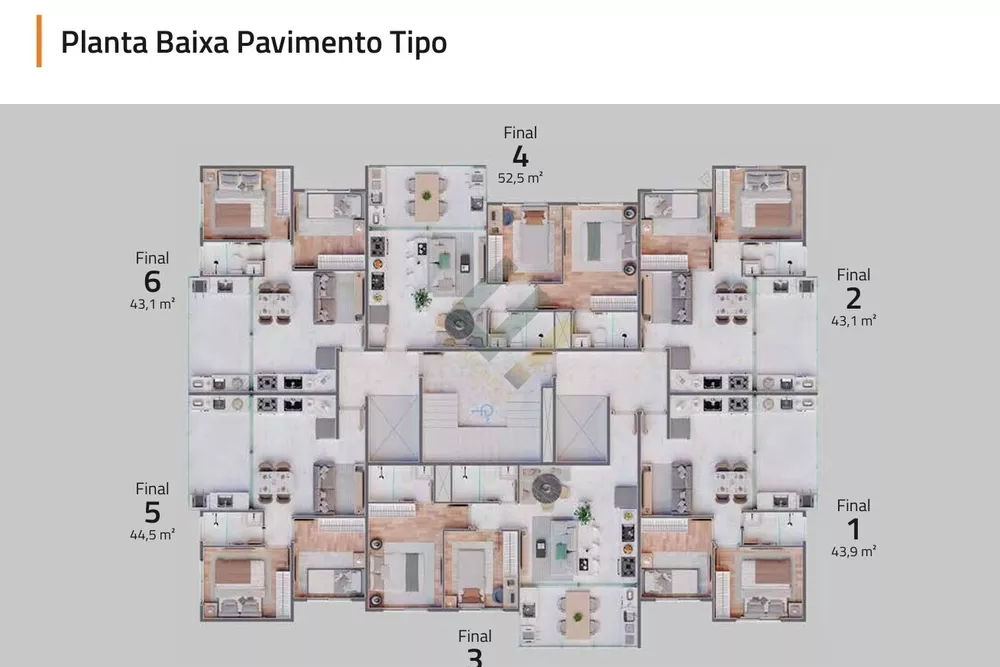 Apartamento, 2 quartos, 54 m² - Foto 10