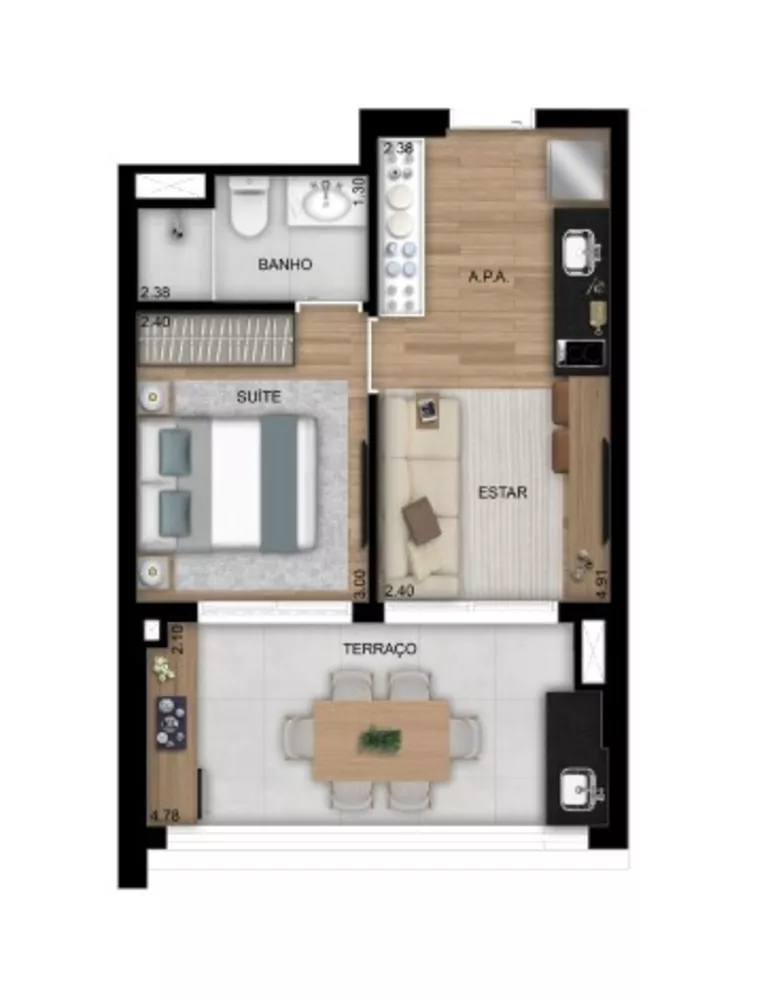 Apartamento, 2 quartos, 67 m² - Foto 17