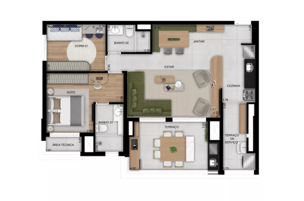 Apartamento, 2 quartos, 67 m² - Foto 11