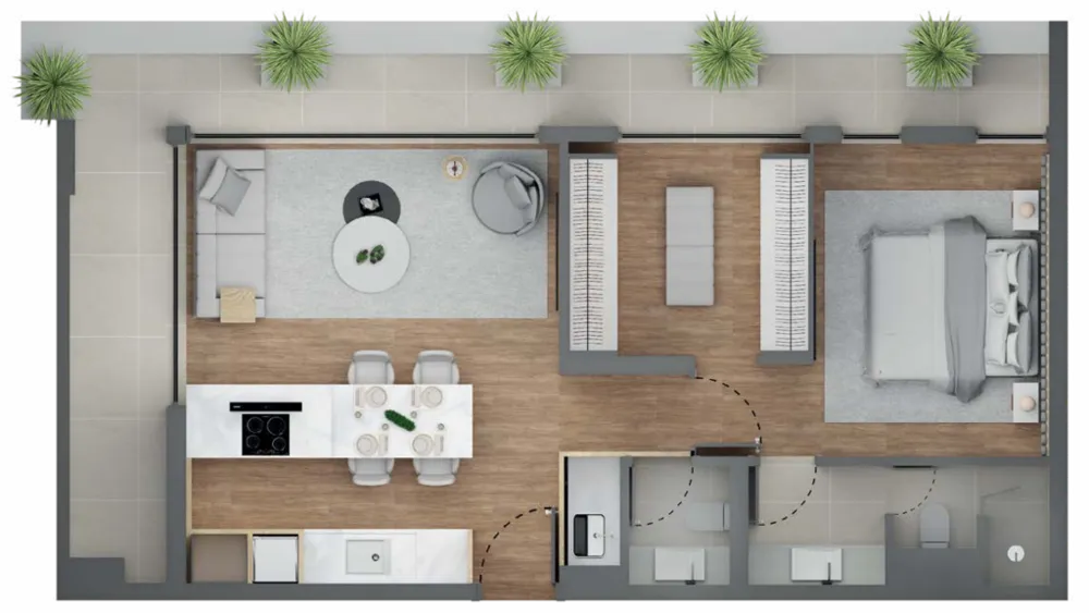 Apartamento, 1 quarto, 82 m² - Foto 6
