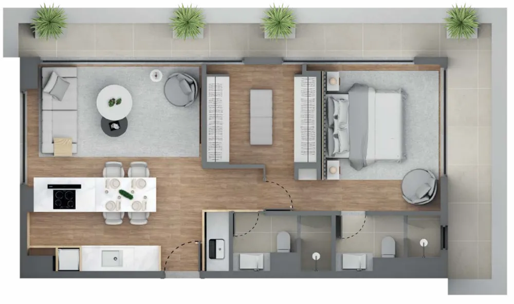 Apartamento, 1 quarto, 82 m² - Foto 5