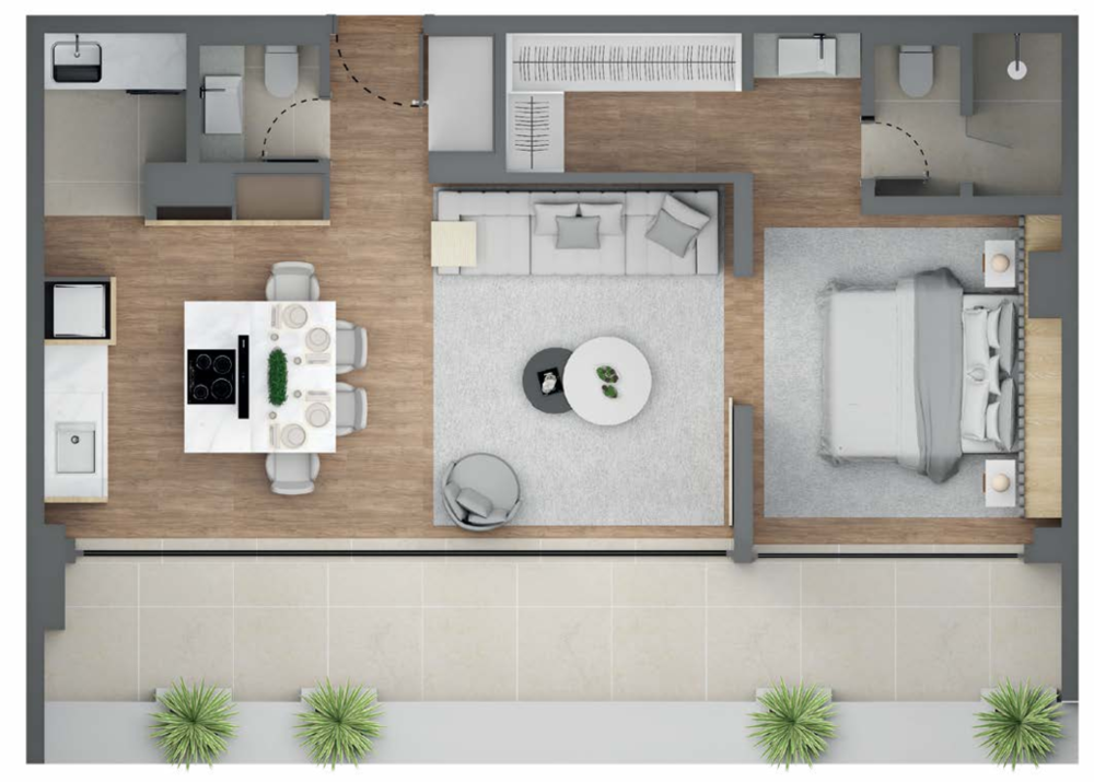 Apartamento, 1 quarto, 82 m² - Foto 3