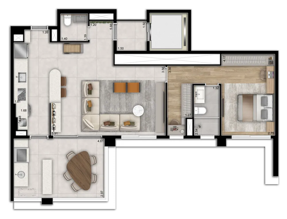 Apartamento, 3 quartos, 143 m² - Foto 10