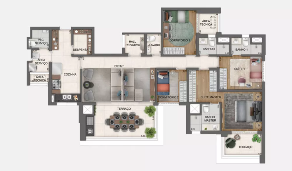 Apartamento, 4 quartos, 138 m² - Foto 22