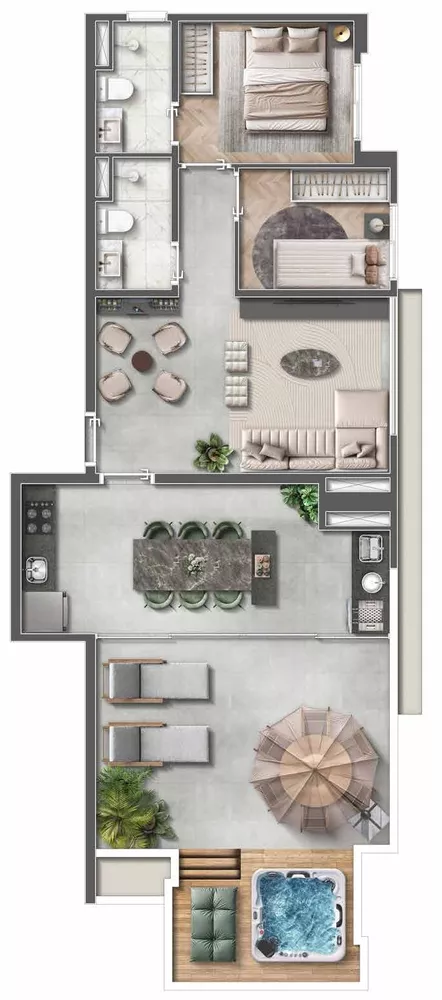 Apartamento, 2 quartos, 38 m² - Foto 5