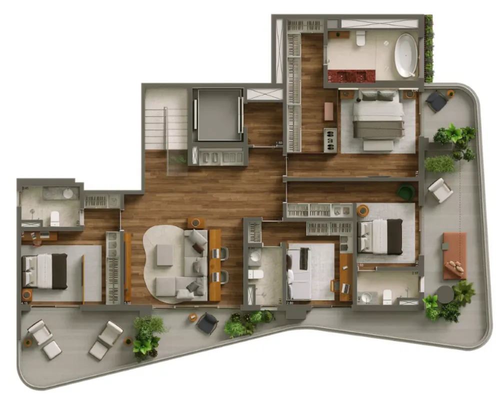 Apartamento, 4 quartos, 225 m² - Foto 15