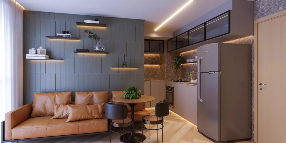 Apartamento, 2 quartos, 34 m² - Foto 2