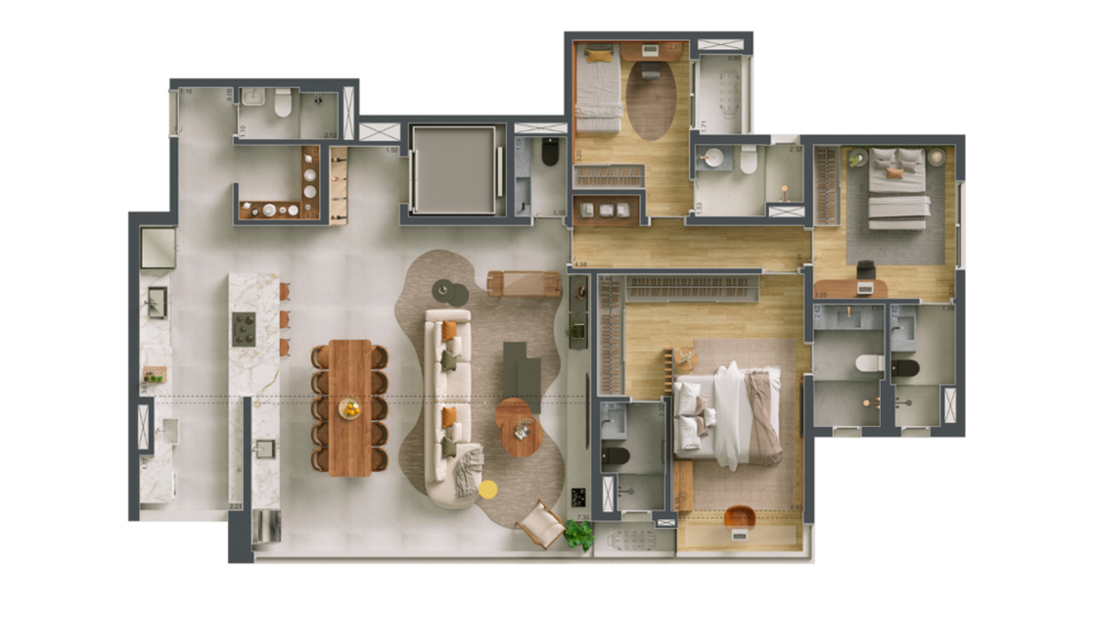 Apartamento, 3 quartos, 123 m² - Foto 9