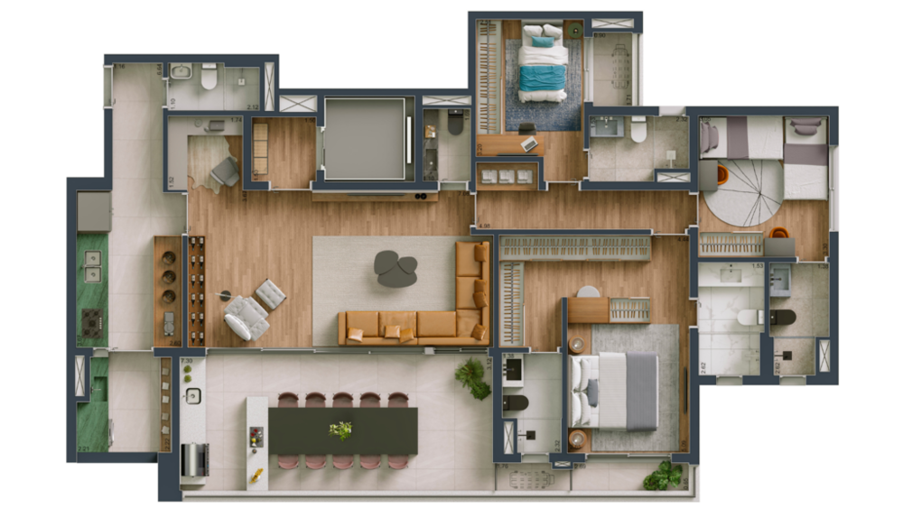 Apartamento, 3 quartos, 123 m² - Foto 14
