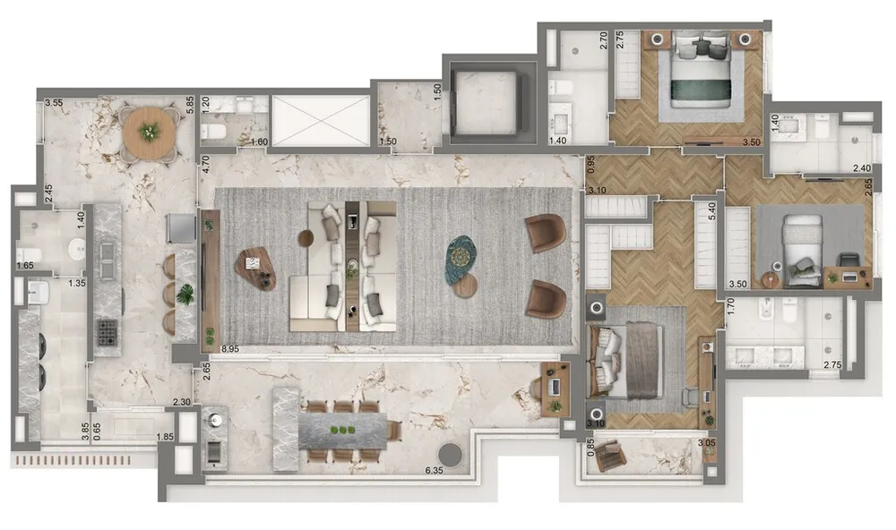 Apartamento, 2 quartos, 165 m² - Foto 34