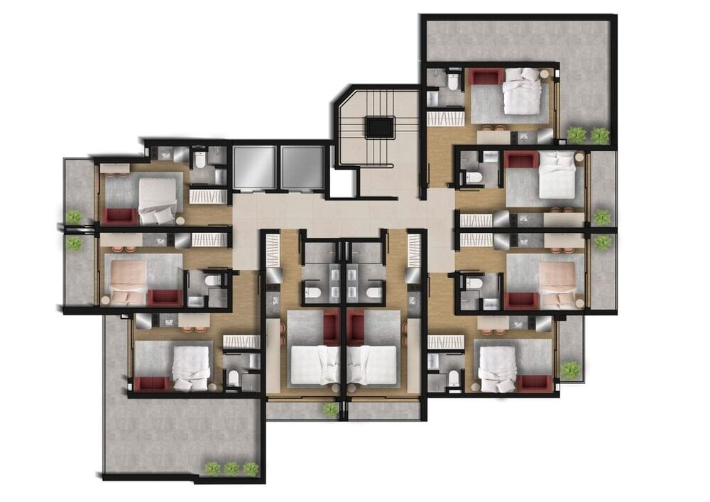 Apartamento, 1 quarto, 42 m² - Foto 12