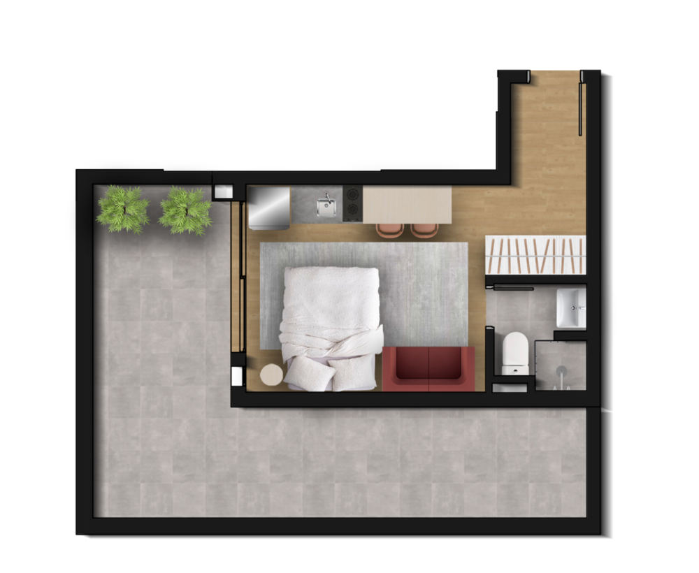 Apartamento, 1 quarto, 42 m² - Foto 16