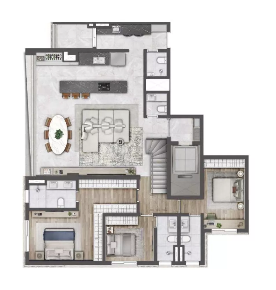 Apartamento, 4 quartos, 292 m² - Foto 11