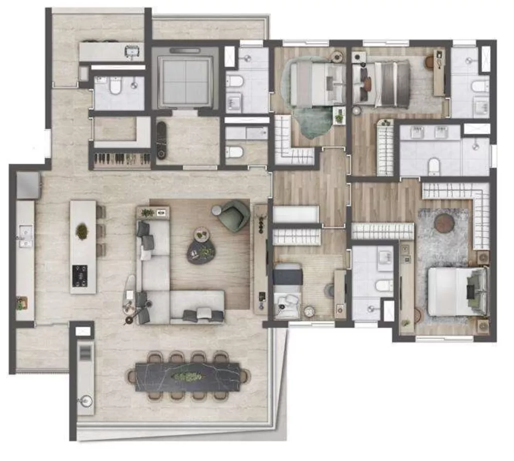 Apartamento, 4 quartos, 292 m² - Foto 17