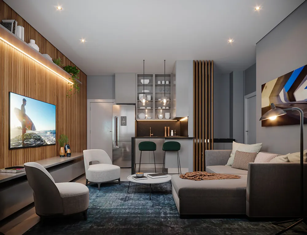 Apartamento, 2 quartos, 38 m² - Foto 3