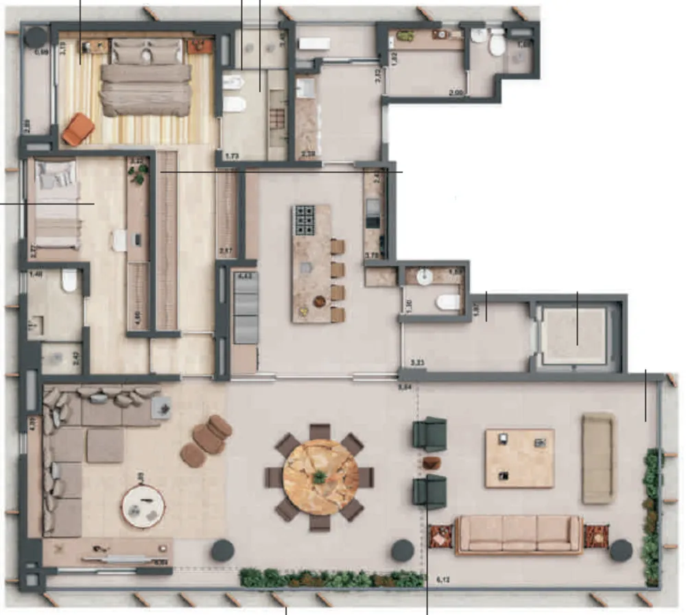 Apartamento, 3 quartos, 209 m² - Foto 20
