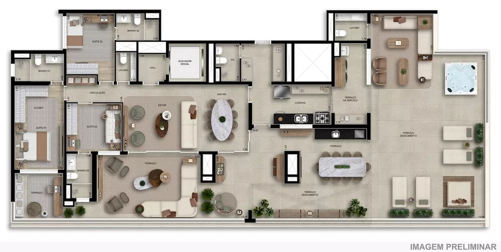 Apartamento, 3 quartos, 135 m² - Foto 16