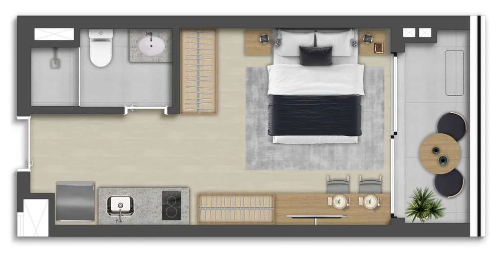 Apartamento, 1 quarto, 24 m² - Foto 35