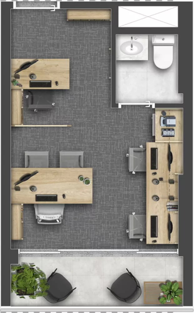 Sala-Conjunto, 21 m² - Foto 4