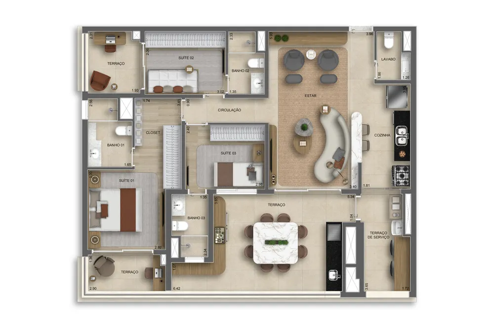 Apartamento, 4 quartos, 155 m² - Foto 18